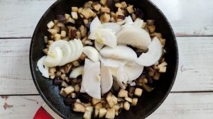 Салат из жареных баклажанов с майонезом