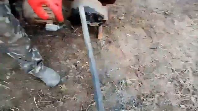 Самодельная бетономешалка времён СССР
