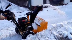 Уборка снега с помощью  Cub Cadet 524 SWE