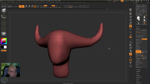 02Моделирование персонажа для новичков в Zbrush