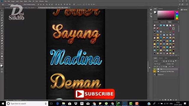 Top 50 Text Style For Photoshop Download Free Vol#7 [desimesikho] 2018 смотреть онлайн