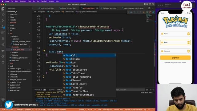 EP - 02 Firebase Authentication | POKEDEX | Riverpod 2.0 | MVVM | FlutterFire