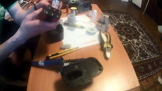 Шуруповерт HL DT120 замена аккумуляторов на 18650 Li ion смотреть онлайн