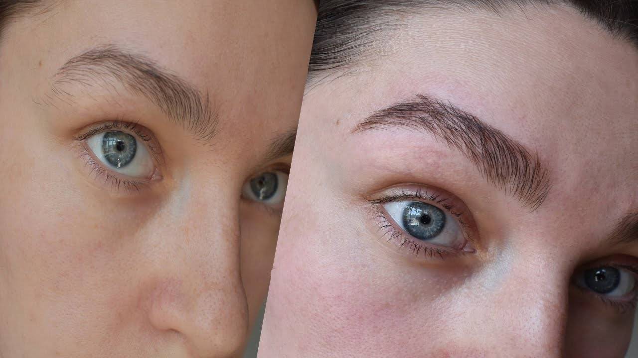 КРАСИМ БРОВИ САМОСТОЯТЕЛЬНО ДОМАI Красим брови хнойIMY BROW ROUTINE _THICK EYEBROWS Routine I