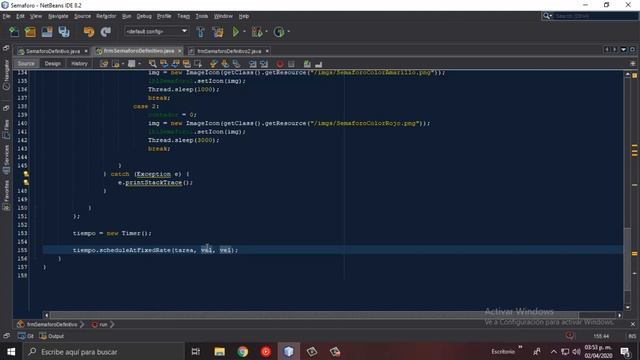 Semaforo Sincronisado Java // Thread y Timer смотреть онлайн