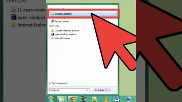 How to Open Windows Explorer in Windows 7 , 8 or 10