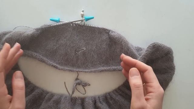 VLOG 24 Новая пряжа Что в процессе Джемпер из ангоры смотреть онлайн