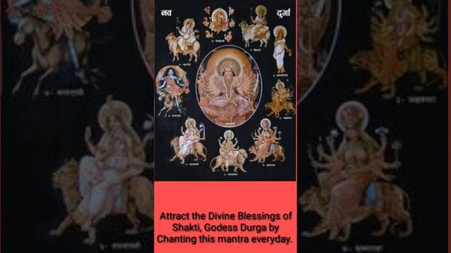 Goddess Durga Mantra for Wish fulfillment & Success. Om Dung Durgaye Namaha #navaratri #durgamantra