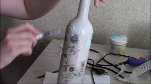 Декупаж бутылки для декора | Осенние мотивы
