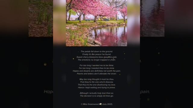 Miss Greenwood's Sonnet смотреть онлайн