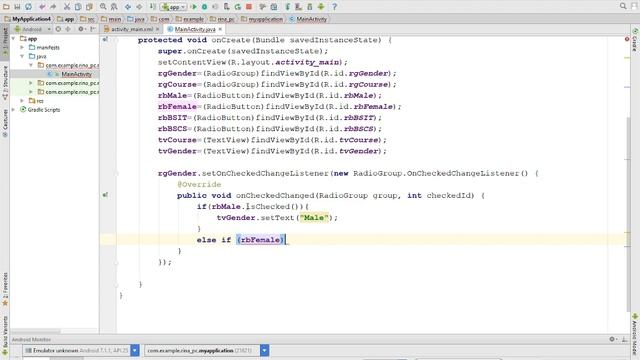 Radiobutton and Checkbox in Android Studio смотреть онлайн