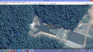 осмотр координат Google Earth