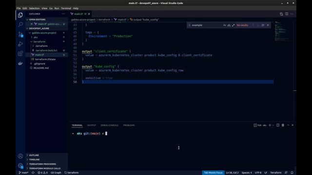 How To Create A DevOps Project on Azure with Terraform, AKS, and Docker