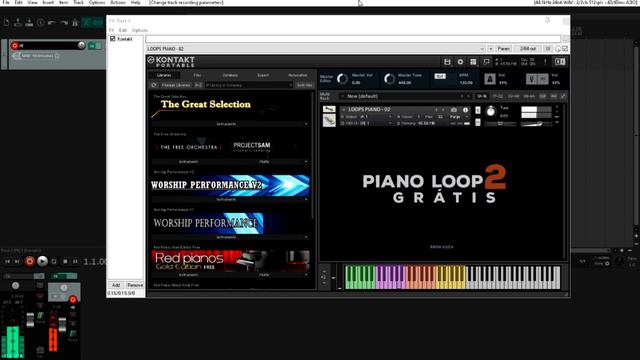 BIBLIOTECA DO KONTAKT 6 PIANO LOOP 2 #HOMESTUDIO #PIANO #ARPS #LOOPS #HOMESTUDIO #FREEPIANO смотреть онлайн