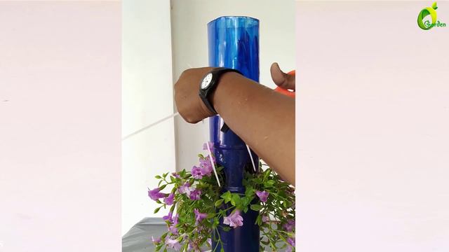 Amazing plastic bottle tower pots/bottle garden/Easy & cheap/ORGANIC GARDEN смотреть онлайн
