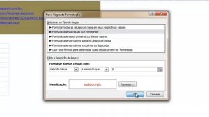 Formatação Condicional excel -Office 2010