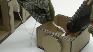 КАК СДЕЛАТЬ ПАРКИНГ ДЛЯ МАШИН С ЛИФТОМ ИЗ КАРТОНА