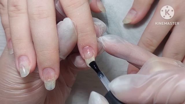 КОРРЕКЦИЯ ВВЕРХ РАСТУЩИХ НОГТЕЙ ГЕЛЕМ. ДИЗАЙН НЕОНОВЫМИ ПИГМЕНТАМИ. КОСЯК В РАБОТЕ ?