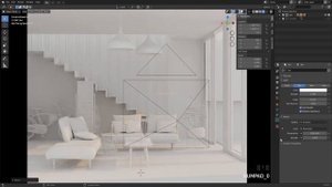 SketchUp to Blender 2.9 | Clay Render | Interior | Architectural Visualization