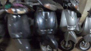 Едем на контейнер за мопедами!