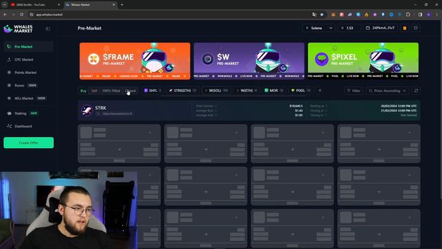 Whales Market OTC: Пошагово показываю как пользоваться (покупка/продажа, создание ордеров и тд)