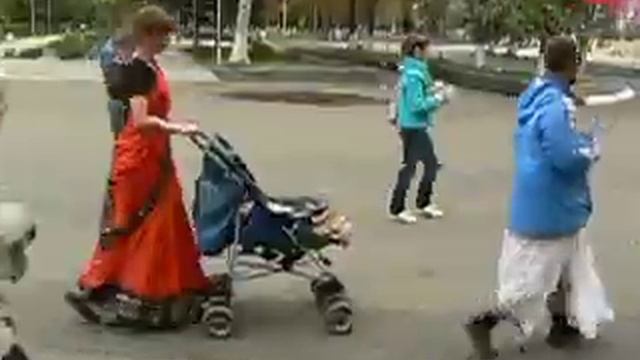 Праздник харинама в Харцызске 8 сентября 2012 смотреть онлайн