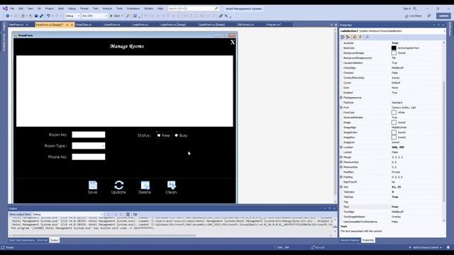 C# Full Project Tutorial (Hotel Management System) step by step WITH SOURCE CODE (Used MYSQL  DB)