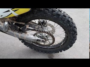 Китайская резина Янг Синг на мотоцикле Avantis FX 250 Lux после 3000 км пробега