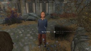 Skyrim AE Золотая Катана с Зачарованием на Первом Уровне