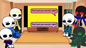 Undertale aus react to ink sans |no ships|