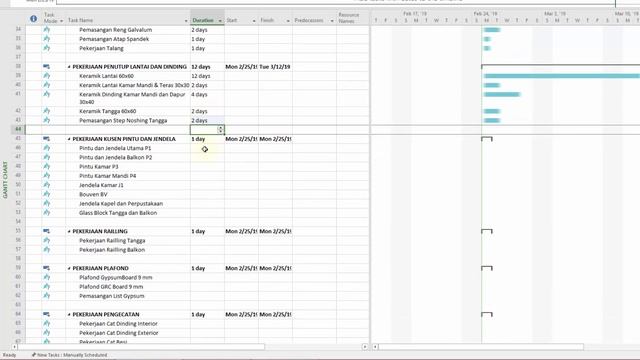 Microsoft Project - 2. Estimasi Durasi Semua Pekerjaan смотреть онлайн