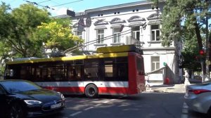 Российские троллейбусы в Одессе Тролза-5265.00 «Мегаполис» КП Одесгорэлектротранс Russian trolleybu