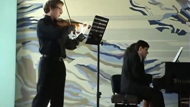 Sonata Duo for violin and piano by Schubert (2th movement) Шуберт Соната DUO Ostap Manko $ Serhij смотреть онлайн