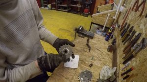 Элипсная  звездочка под цепь 19 05мм своими руками/Elliptical sprocket under the chain 19 05mm