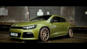 VW Scirocco R Optik on Airlift  Stanced  Tuning  Zmrdstvo