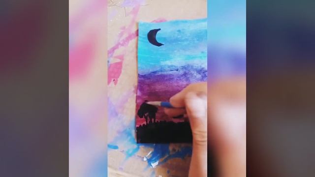 красиво и очень просто! рисование для начинающих. смотреть онлайн