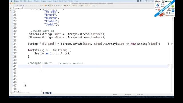 Java Interview: Join Two Arrays in Java || Simple and Powerful