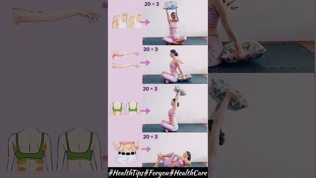 Toned and Trim: Targeting Arms, Back Fat, Shoulders, and Belly Fat | healthytips | youtube | Foryou