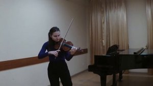 Bach Partita #2 for solo violin in d minor BWV 1004 Chaconne, Ануш Казарян, скрипка