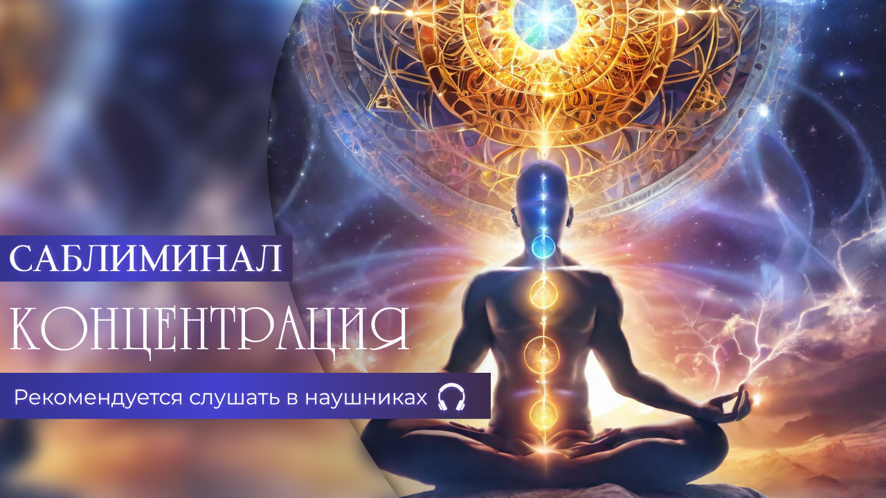 Лучший саблиминал - Ум и фокус: СВЕРХКОНЦЕНТРАЦИЯ