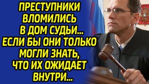 Вломившись в дом судьи, преступники закричали в ужасе от страха, такого они явно не ожидали...