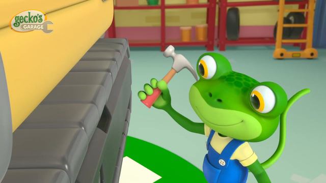 Экскаватор Эрик приехал на осмотр | Весь эпизод｜Гараж Геккона — Мультики про машинки смотреть онлайн