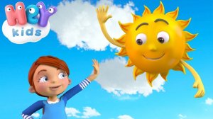 Brillante Señor Sol ☀️ Canciones infantiles para niños - HeyKids Español