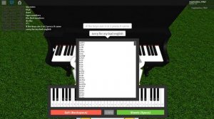 How To Use My Notes In Roblox Piano Keyboard v1.1