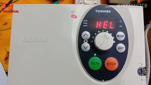 How to install Toshiba VF-S11 / toshiba vfd default seting / how to operate keyboard