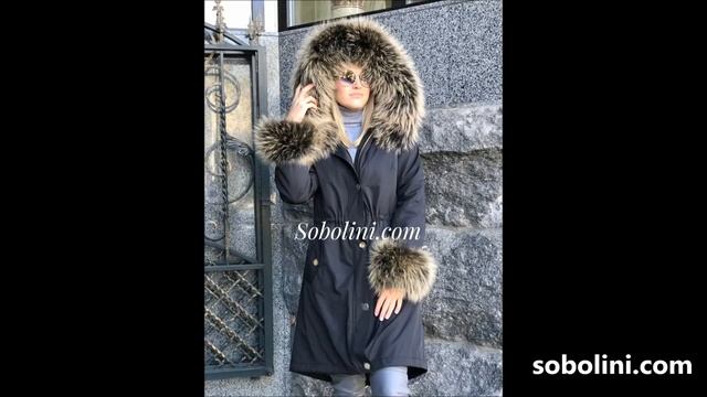 Шикарная парка с мехом енота сноу топ,модная тонировка!Внутри парки канадский бобер,очень тёплый ме