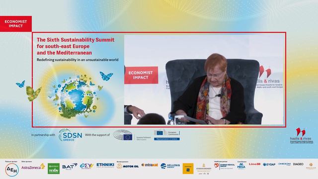 Tarja Halonen on GLOBAL SUSTAINABILITY GOALS IN TIMES OF GEOPOLITICAL TURMOIL смотреть онлайн