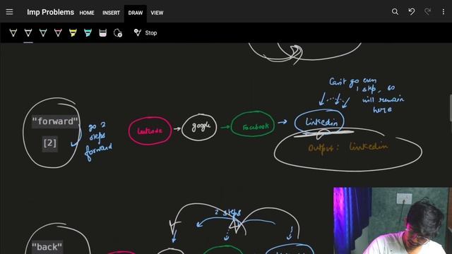 Design Browser History || Both Array & Stack Approaches || Amazon Interview Question