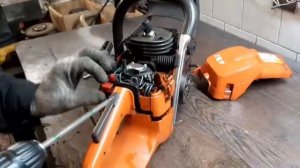 Металлический стук на бензопиле Husqvarna 357xp