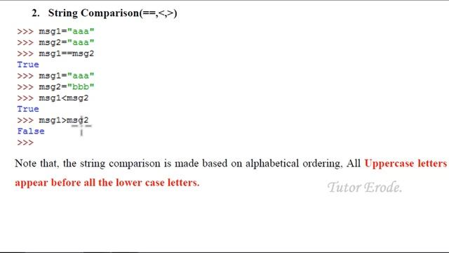 GE8151 | PYTHON STRING | TRAVERSING | SLICING |IMMUTABILITY| FUNCTIONS&METHODS|MODULES| PSPP | TAMI